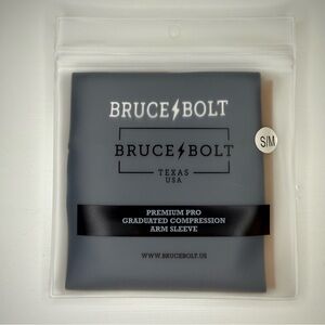 Bruce Bolt Arm Sleeve Navy S/M Premium Pro Compression Baseball NWT